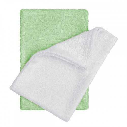 T-tomi Koupací žínky - rukavice 2 ks bílá + zelená T-tomi