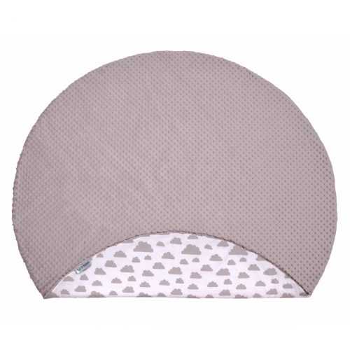 T-tomi MAXI podložka MINKY 1 ks white/grey clouds T-tomi