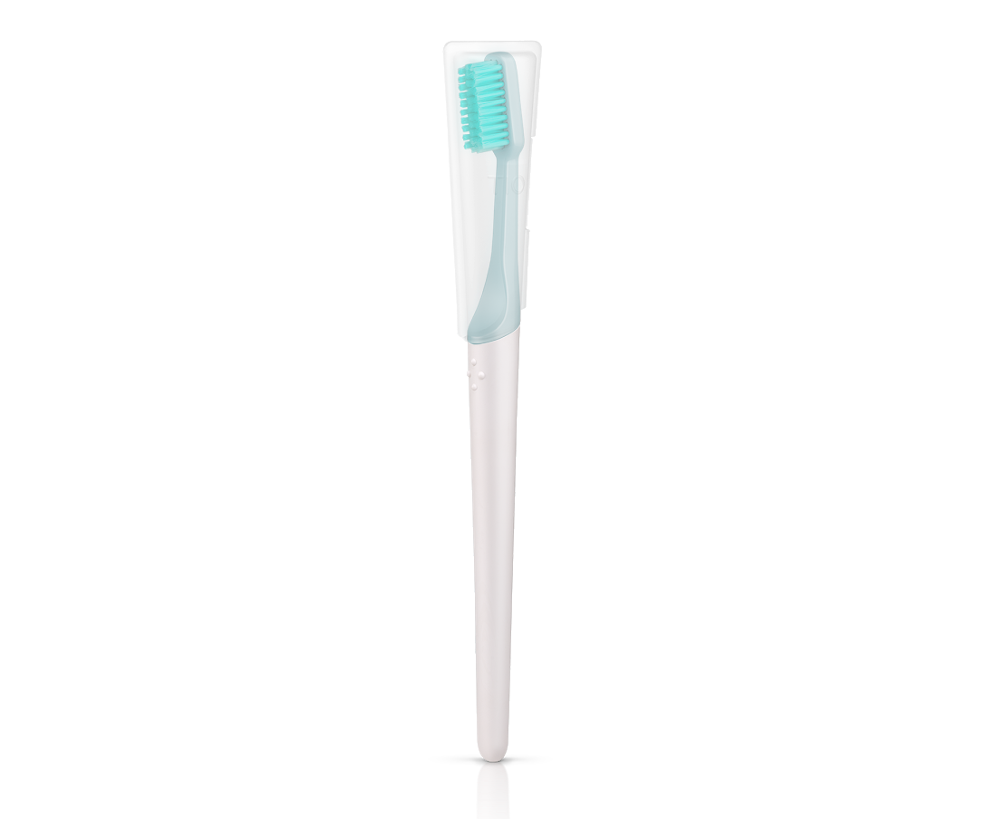 TIO Zubní kartáček Medium 1 ks ledovcově modrý TIO