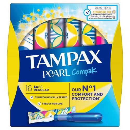 Tampax Compak Pearl Regular tampony 16 ks Tampax