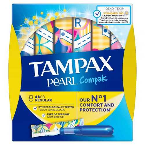 Tampax Compak Pearl Regular tampony 8 ks Tampax