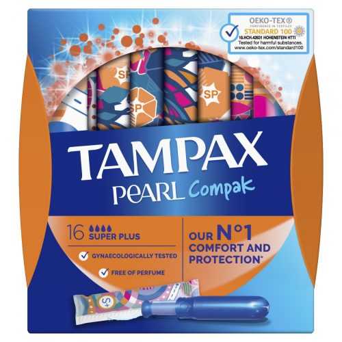 Tampax Compak Pearl Super Plus tampony 16 ks Tampax