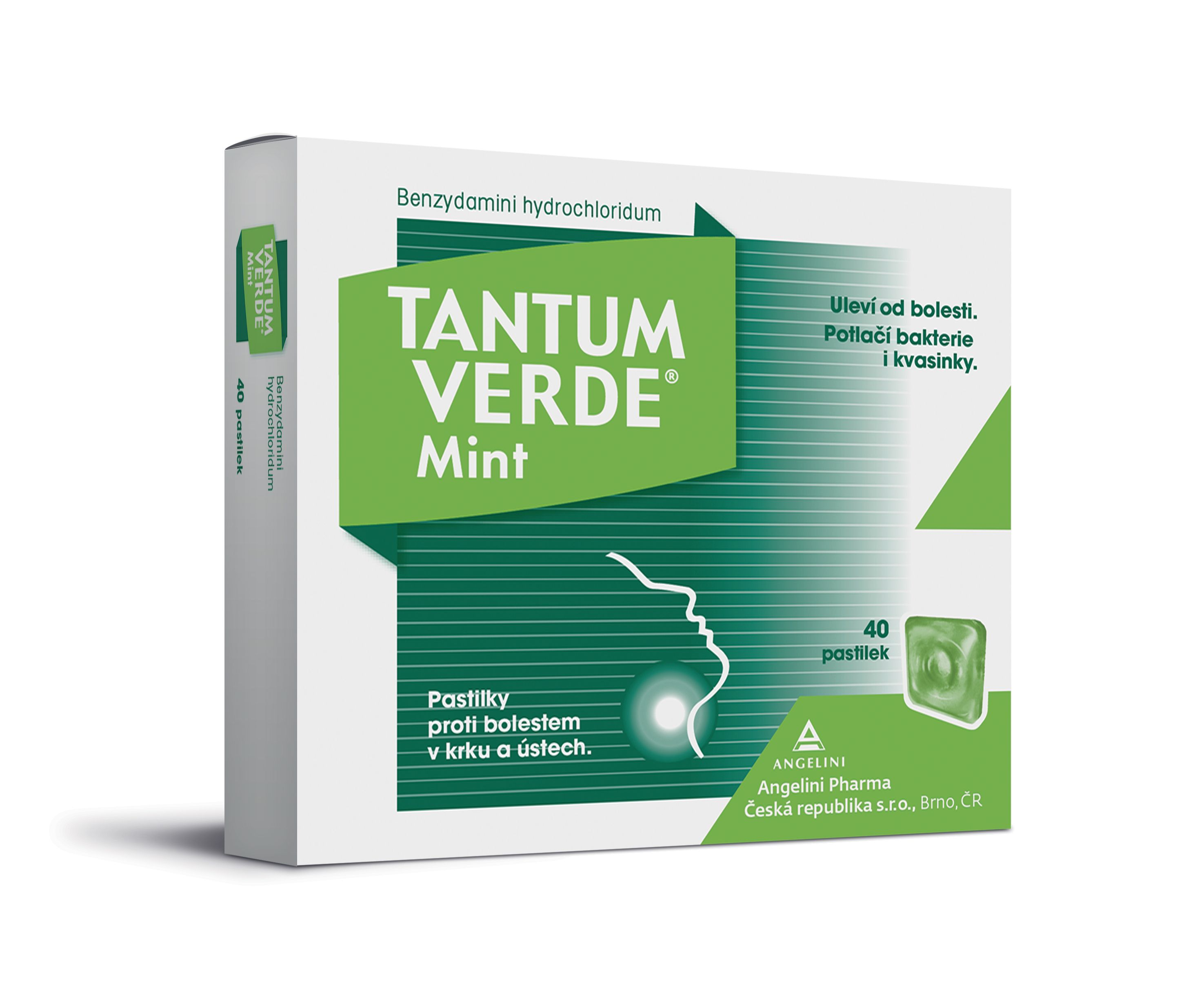 Tantum verde Mint 3 mg 40 pastilek Tantum verde