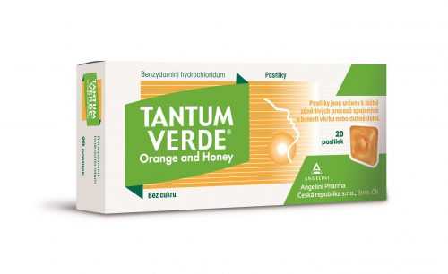 Tantum verde Orange and Honey 3 mg 20 pastilek Tantum verde