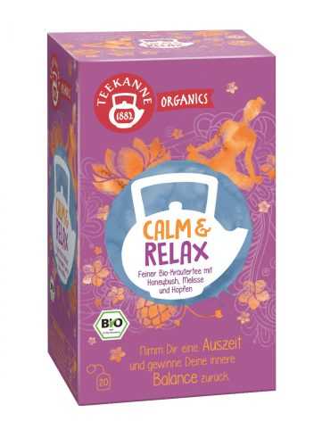 Teekanne Organics BIO Calm & Relax čaj porcovaný 20x1