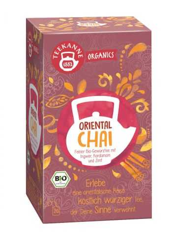 Teekanne Organics BIO Oriental Chai čaj porcovaný 20x1