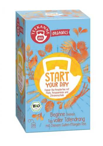 Teekanne Organics BIO Start your day čaj porcovaný 20x1