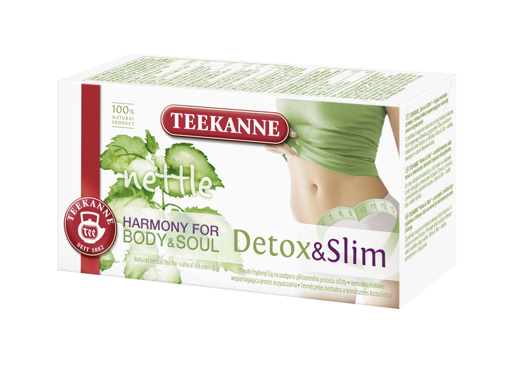 Teekanne Wellness Detox&Slim porcovaný čaj 20x1