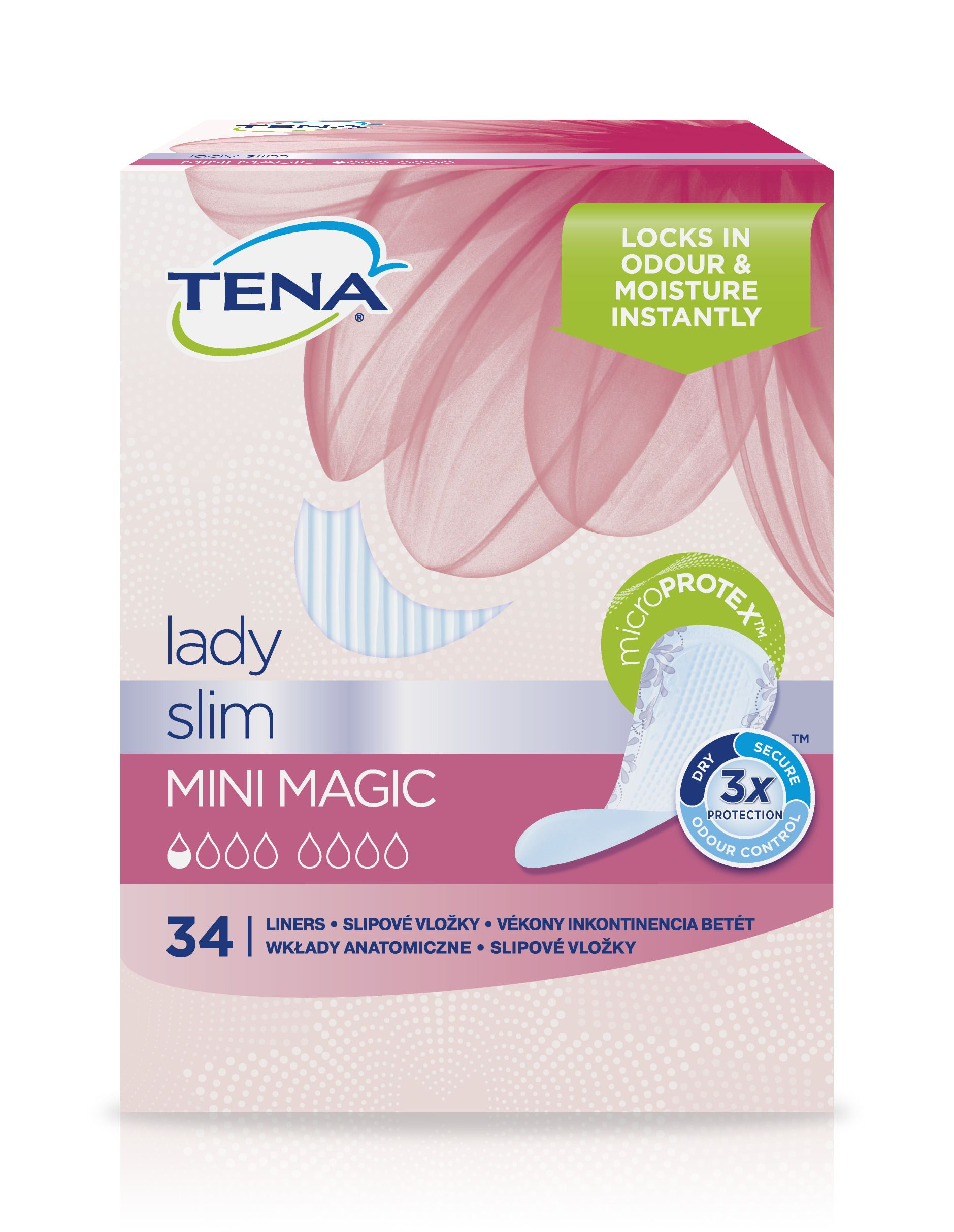 Tena Lady Mini Magic inkontinenční vložky 34 ks Tena