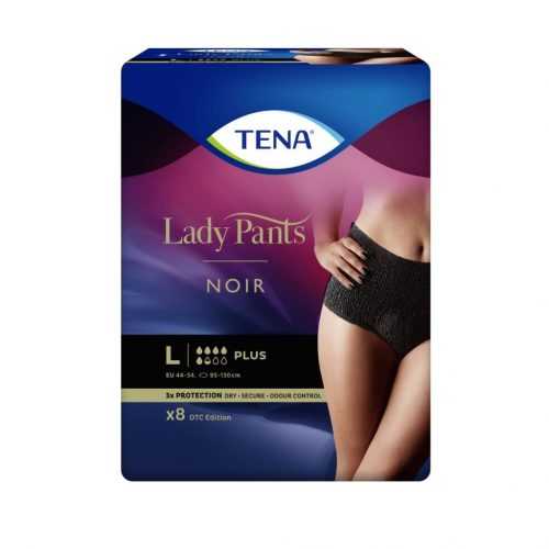 Tena Lady Pants Plus Noir Large inkontinenční kalhotky 8 ks Tena