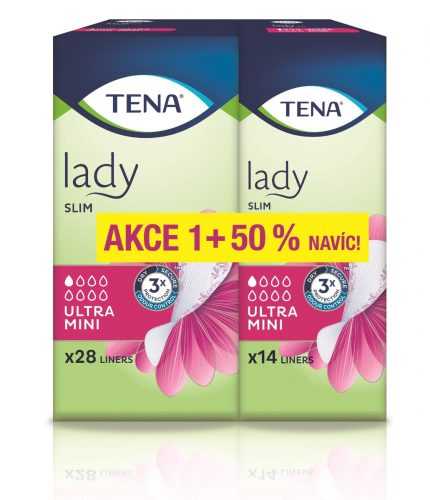 Tena Lady Slim Ultra Mini inkontinenční vložky 28 ks + 50 % navíc Tena