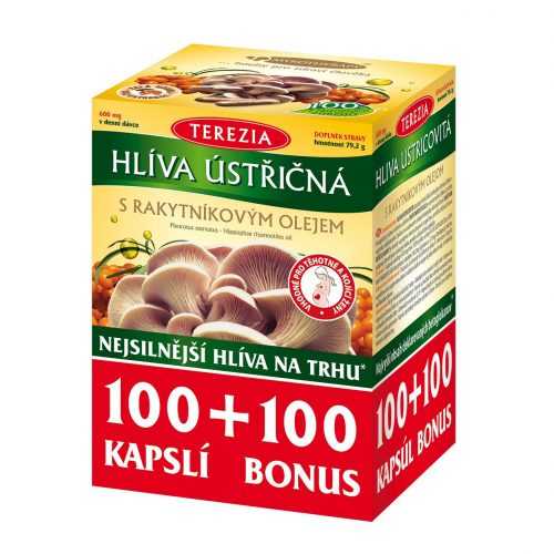 Terezia Hlíva ústřičná s rakytníkovým olejem 100+100 kapslí Terezia