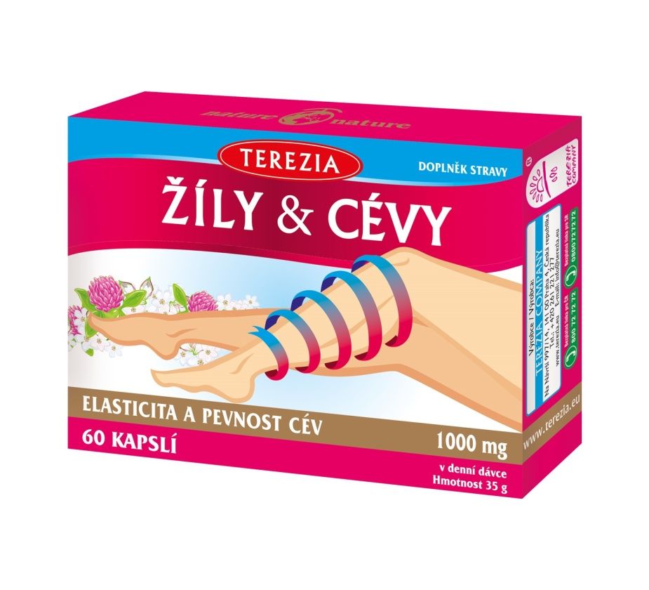 Terezia Žíly & Cévy 60 kapslí Terezia