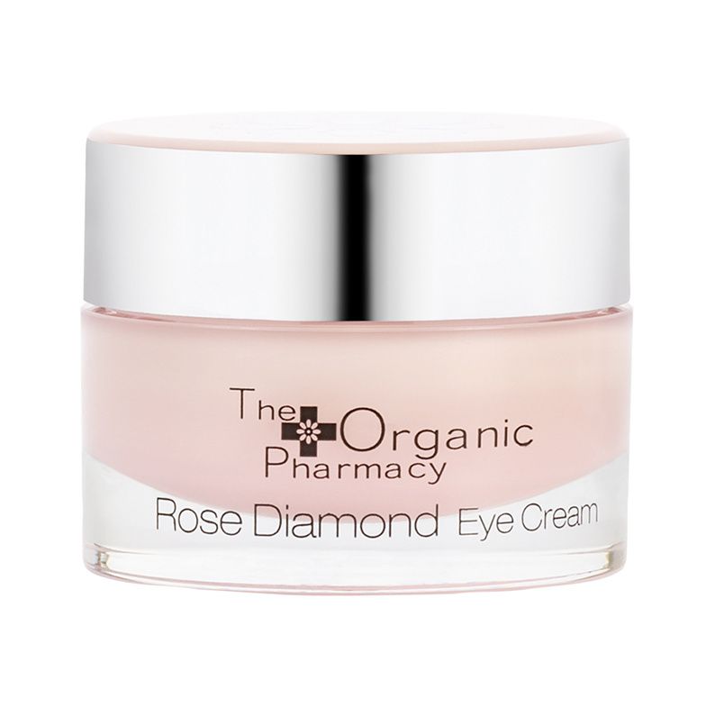 The Organic Pharmacy Rose Diamond Eye Cream oční krém s diamantovým práškem 10 ml The Organic Pharmacy