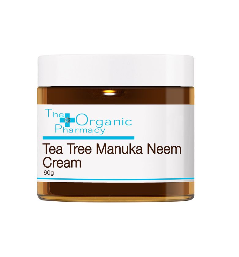 The Organic Pharmacy Tea Tree Manuka Neem Cream dezinfekční krém 60 g The Organic Pharmacy