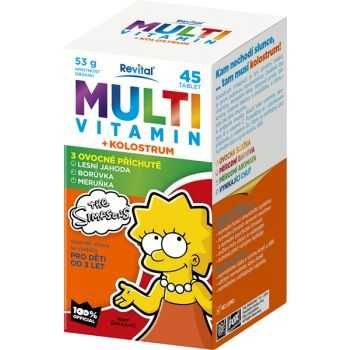 The Simpsons Multivitamin + kolostrum 45 tablet The Simpsons