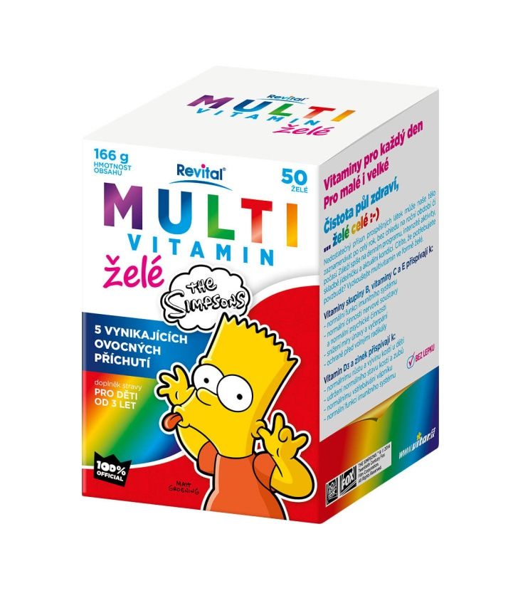 The Simpsons Multivitamin želé 50 ks The Simpsons