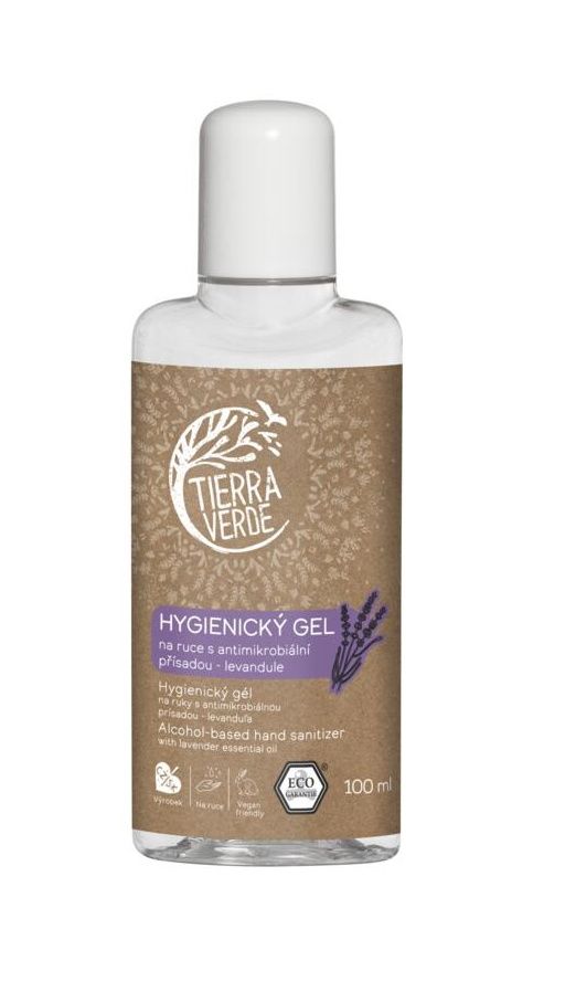 Tierra Verde Hygienický gel na ruce levandule 100 ml Tierra Verde