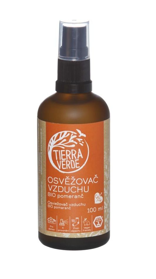 Tierra Verde Osvěžovač vzduchu BIO pomeranč 100 ml Tierra Verde