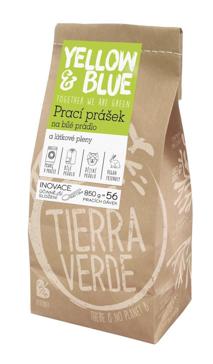 Tierra Verde Prací prášek na bílé prádlo a pleny 850 g Tierra Verde