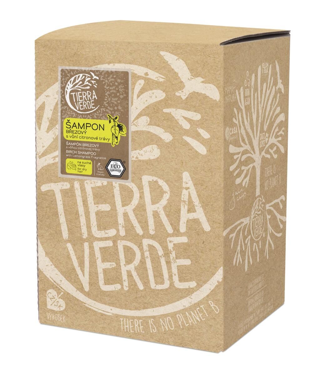 Tierra Verde Šampon březový s vůní citronové trávy 5 l Tierra Verde