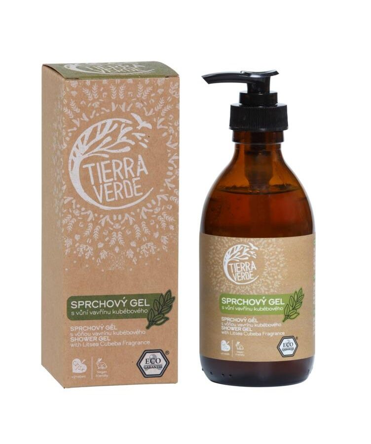 Tierra Verde Sprchový gel s vůní vavřínu kubébového 230 ml Tierra Verde