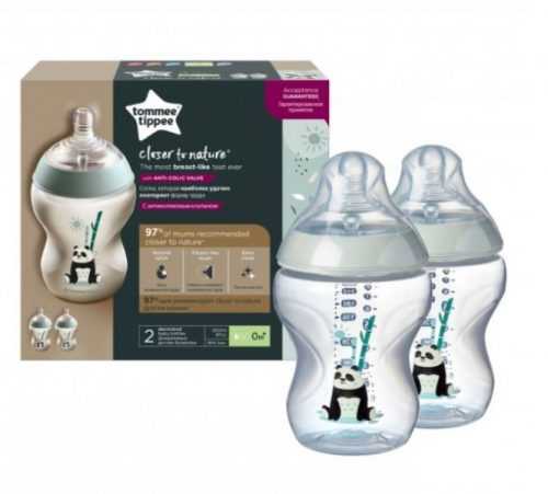 Tommee Tippee C2N 0m+ 260 ml kojenecká láhev 2 ks Tommee Tippee