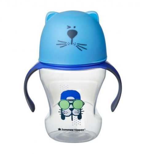 Tommee Tippee Hrnek s pítkem Soft 230 ml 6m+ 1 ks modrý Tommee Tippee