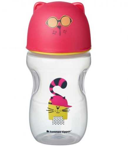 Tommee Tippee Hrnek s pítkem Soft 300 ml 12m+ 1 ks růžový Tommee Tippee