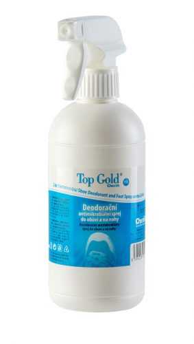 Top gold Deodorační antimikrobiální sprej na nohy a do obuvi 500 ml Top gold