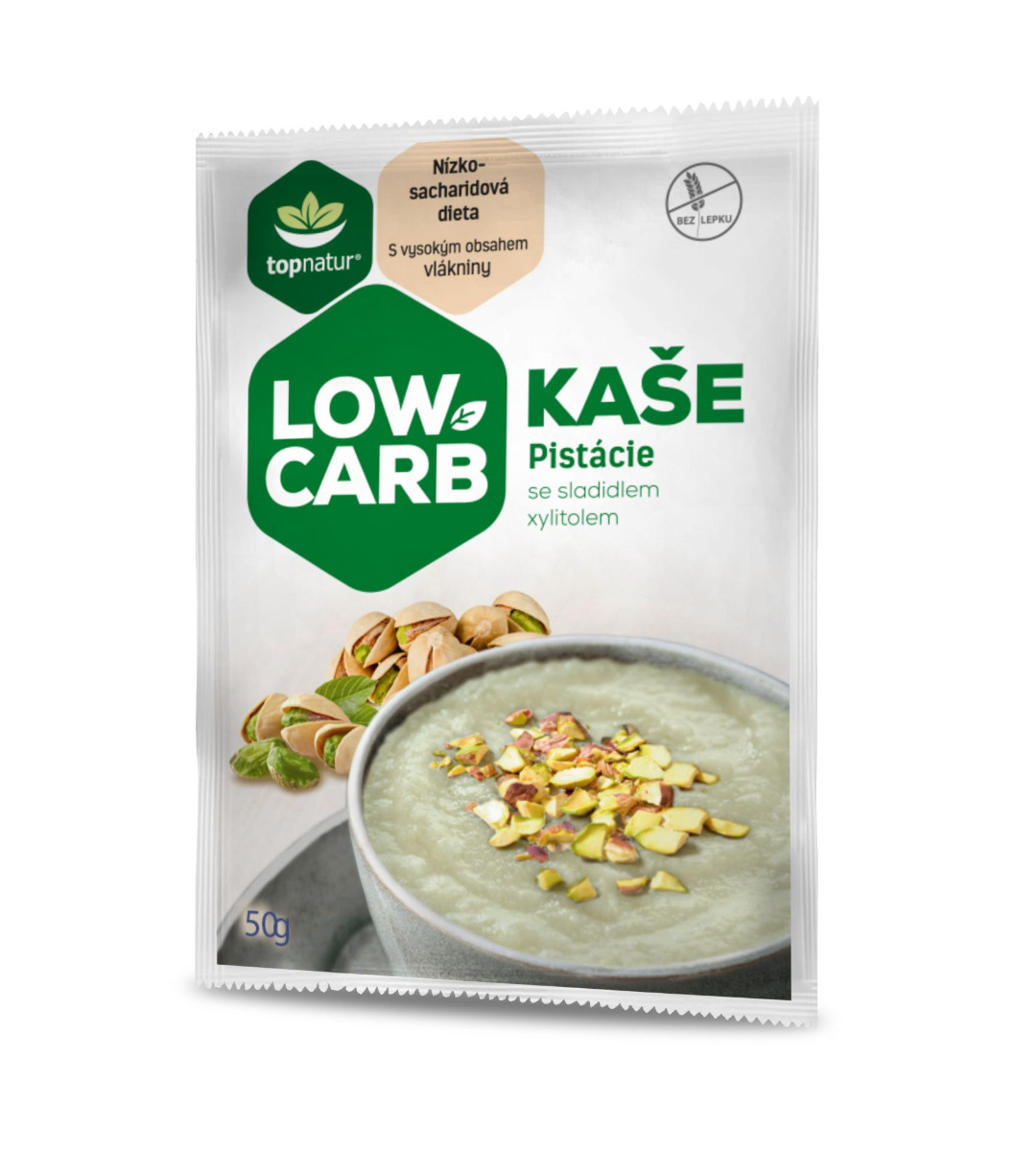 Topnatur Low Carb Kaše pistáciová 50 g Topnatur