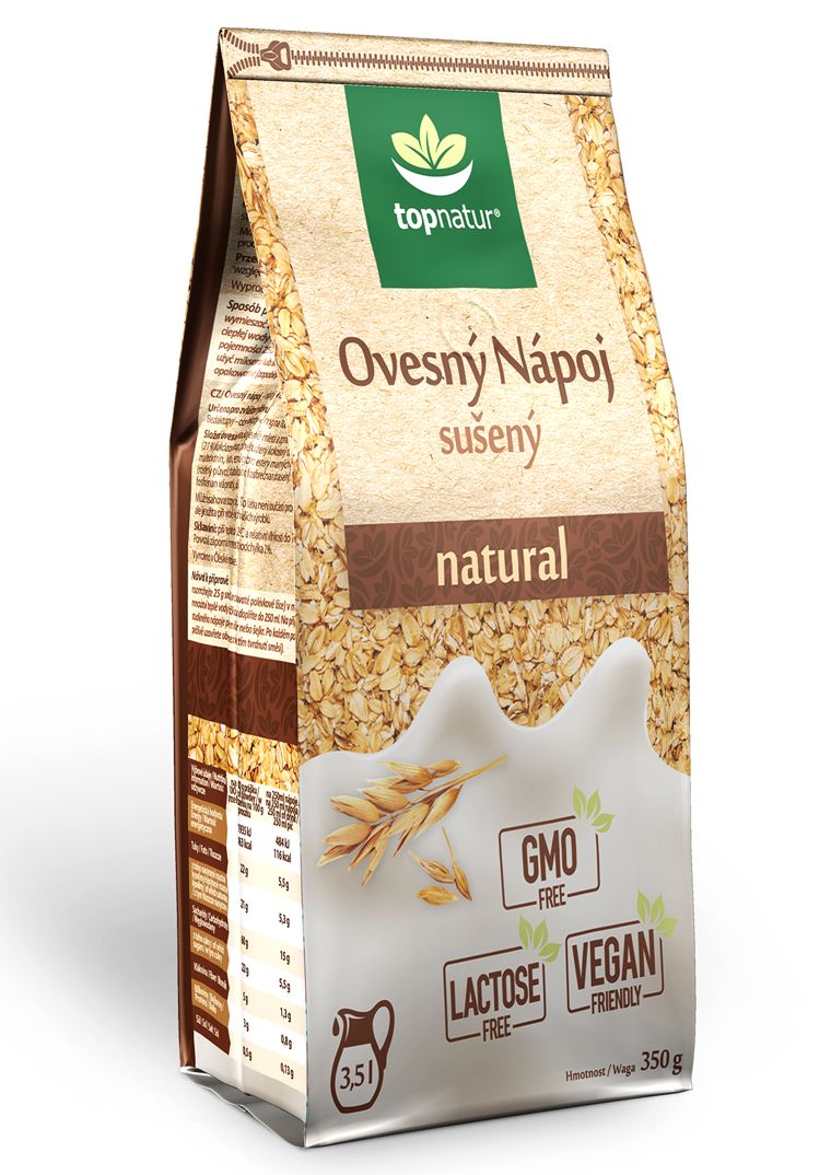 Topnatur Ovesný nápoj 350 g Topnatur