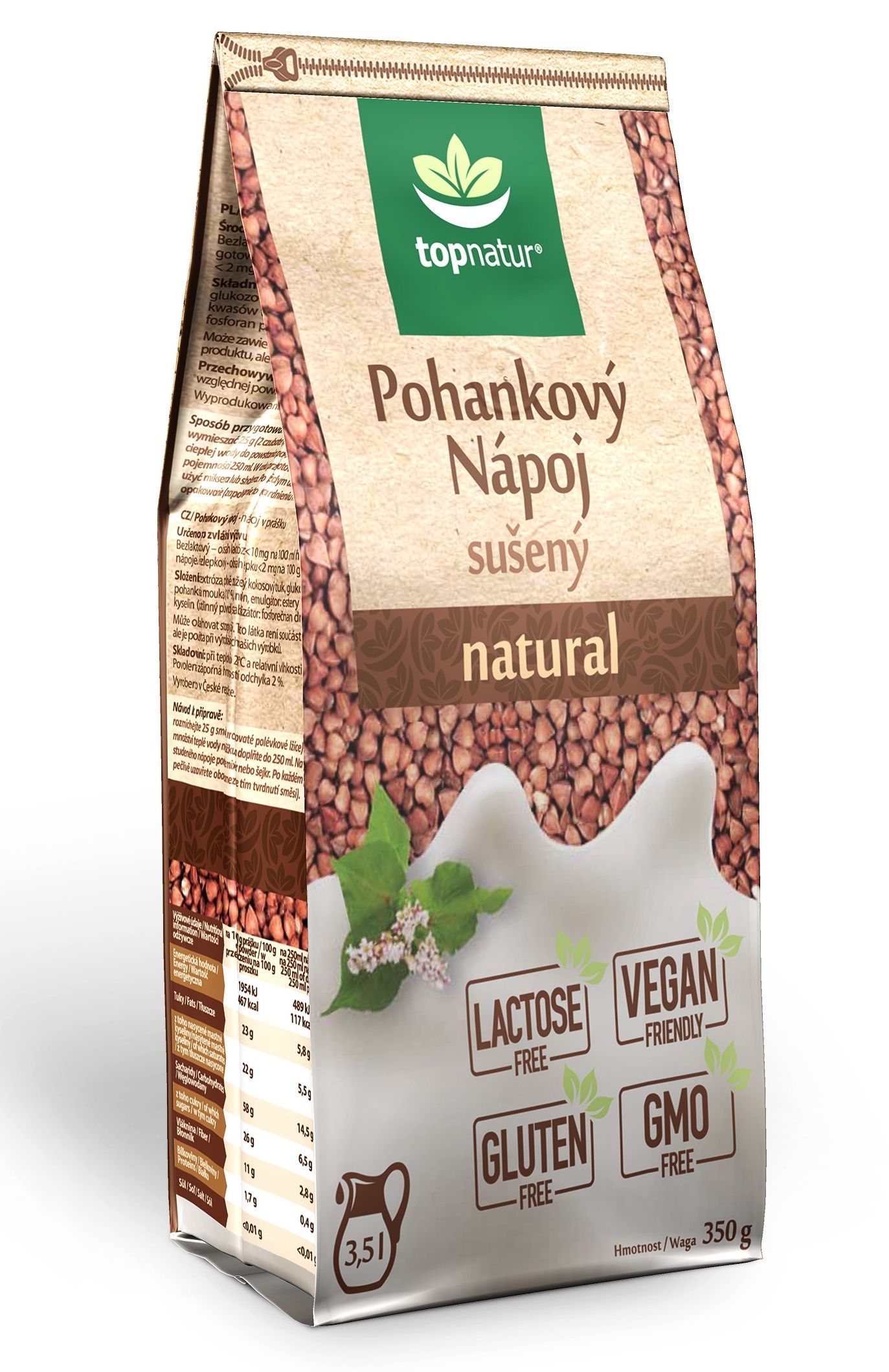 Topnatur Pohankový nápoj 350 g Topnatur