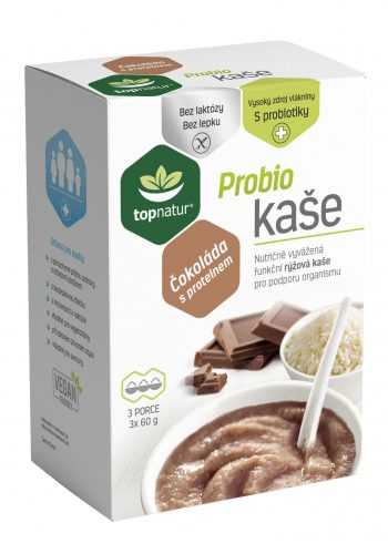 Topnatur Probio čokoláda s proteinem kaše 3x60 g Topnatur