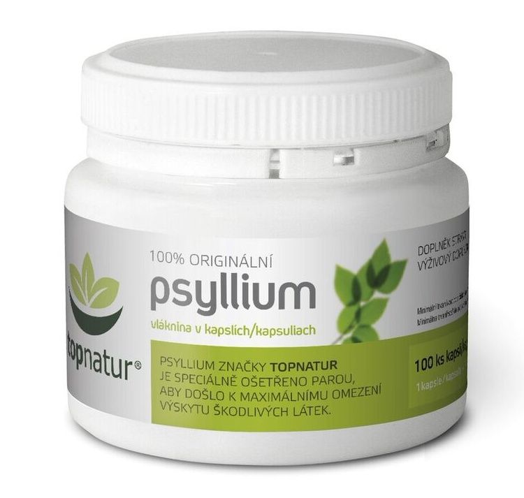 Topnatur Psyllium 100 kapslí Topnatur