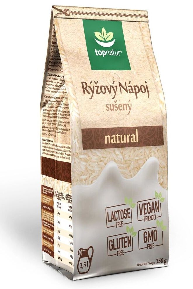 Topnatur Rýžový nápoj 350 g Topnatur