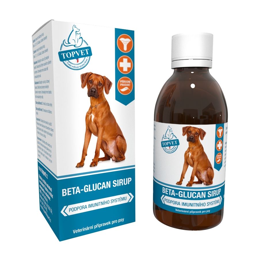 Topvet For Pets Beta-glucan sirup pro psy 200 ml Topvet