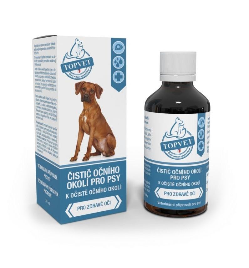 Topvet For Pets Čistič očního okolí pro psy 50 ml Topvet