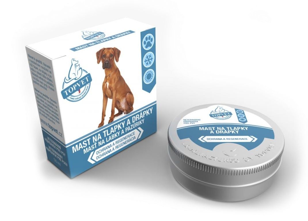 Topvet For Pets Mast na tlapky a drápky 50 ml Topvet