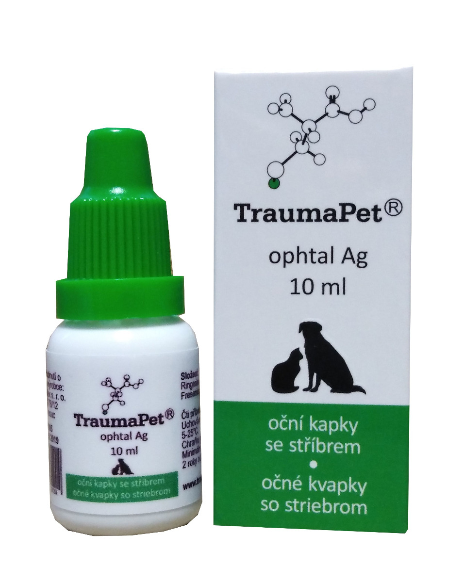 TraumaPet Ag Oční kapky se stříbrem 10 ml TraumaPet