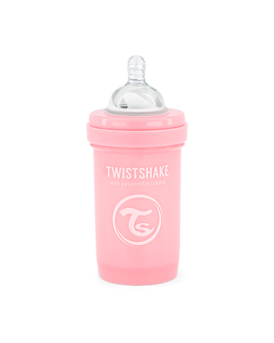Twistshake Anti-Colic kojenecká láhev 180 ml růžová Twistshake