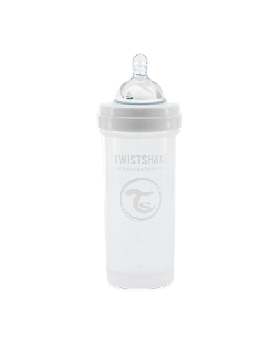 Twistshake Anti-Colic kojenecká láhev 260 ml bílá Twistshake