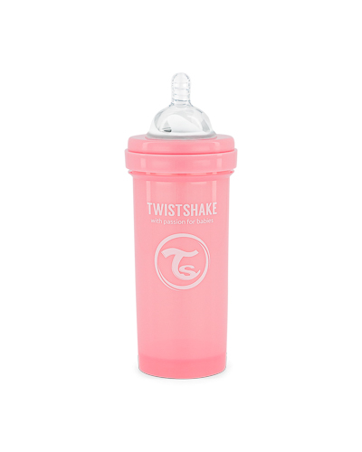 Twistshake Anti-Colic kojenecká láhev 260 ml růžová Twistshake