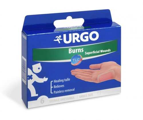 Urgo Burns Na popáleniny 5 x 7 cm lipidokoloidní náplast 6 ks Urgo