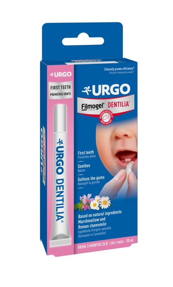 Urgo FILMOGEL Dentilia gel na dětské dásně 10 ml Urgo