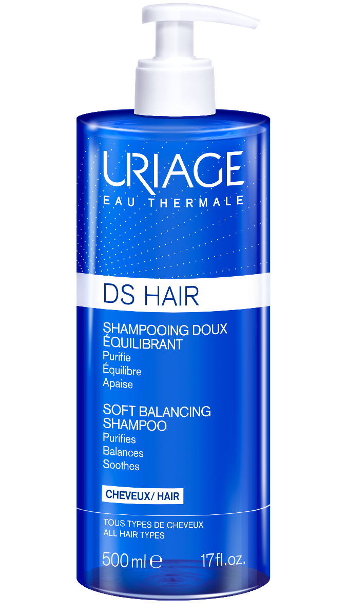 Uriage DS Hair Balancing Shampoo jemný zklidňující šampon 500 ml Uriage