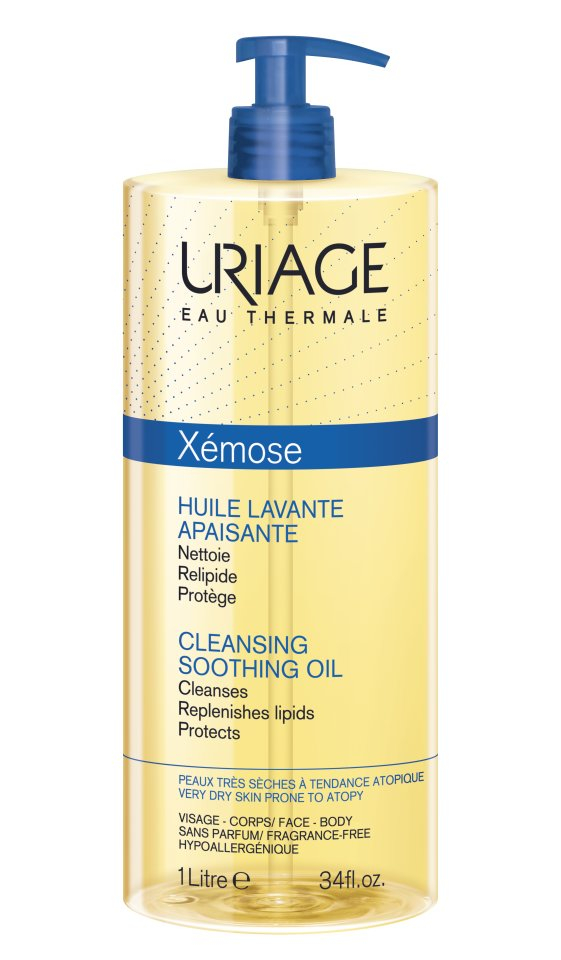 Uriage Xémose Zklidňující mycí olej pro velmi suchou až atopickou pokožku 1000 ml Uriage