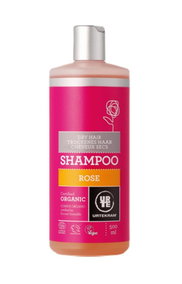 Urtekram Šampon na suché vlasy Růže 500 ml Urtekram