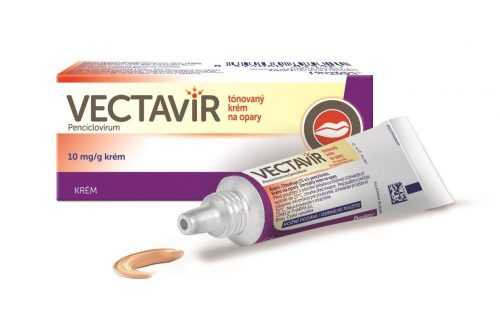 Vectavir Tónovaný krém na opary 2 g Vectavir