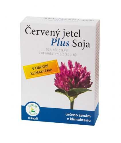 Vegall Pharma Červený jetel Plus Soja 30 kapslí Vegall Pharma